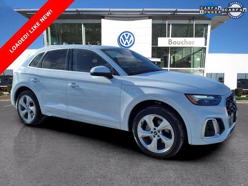 Glacier White Metallic 2023 Audi Q5 45 S line Premium Plus