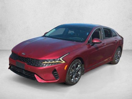 Passion Red 2021 Kia K5 EX