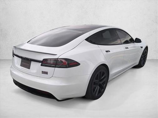 Pearl White Multi- 2023 Tesla Model S Plaid