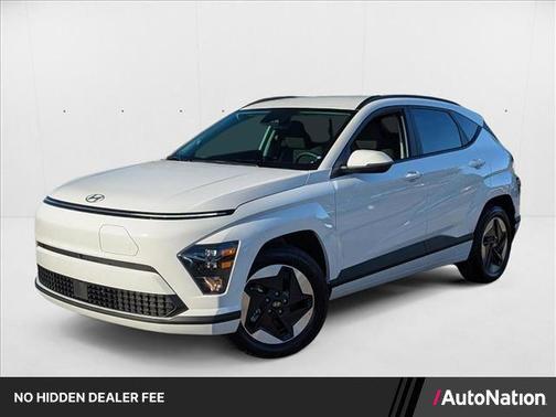 Atlas White 2025 Hyundai KONA EV SEL