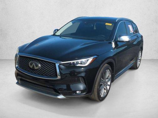 Black Obsidian 2021 INFINITI QX50 SENSORY AWD