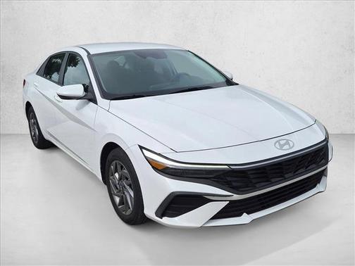 Serenity White 2025 Hyundai ELANTRA HEV Blue