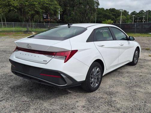 Serenity White 2025 Hyundai ELANTRA HEV Blue