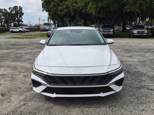 Serenity White 2025 Hyundai ELANTRA HEV Blue