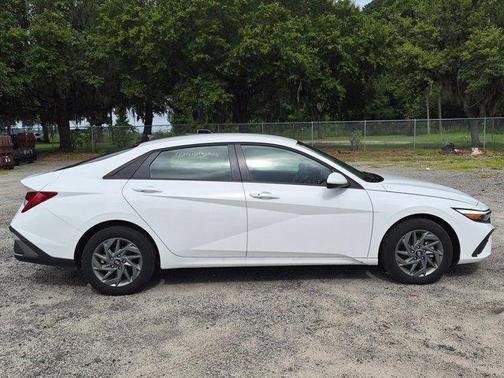 Serenity White 2025 Hyundai ELANTRA HEV Blue