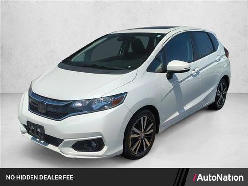 White Orchid Pearl 2018 Honda Fit EX-L