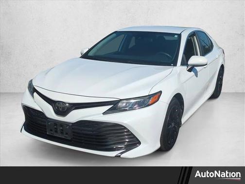 Super White 2019 Toyota Camry LE