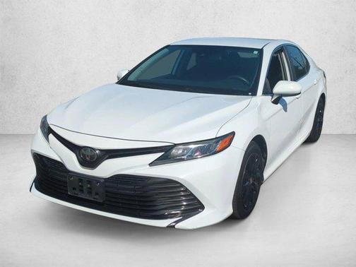 Super White 2019 Toyota Camry LE