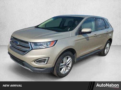 White Gold Metallic 2017 Ford Edge SEL