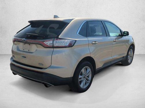 White Gold Metallic 2017 Ford Edge SEL
