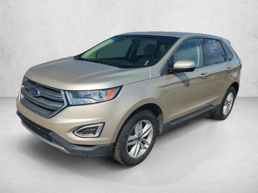 White Gold Metallic 2017 Ford Edge SEL