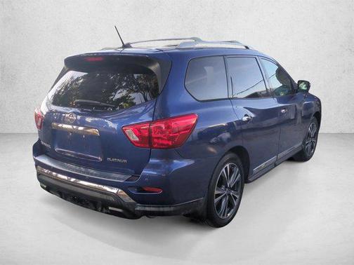 Caspian Blue 2017 Nissan Pathfinder Platinum