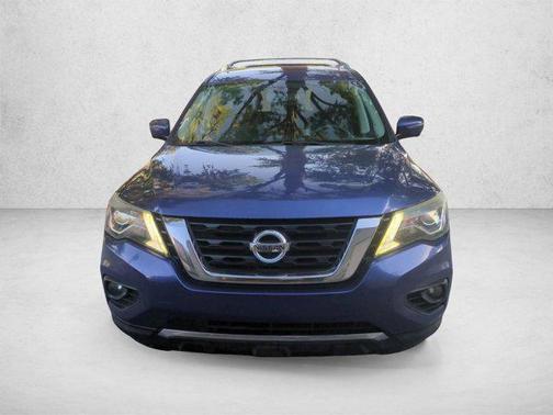 Caspian Blue 2017 Nissan Pathfinder Platinum