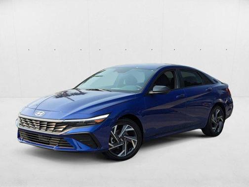 Intense Blue 2025 Hyundai ELANTRA HEV SEL Sport