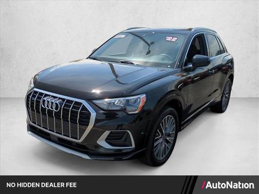 Mythos Black Metallic 2022 Audi Q3 40 Premium