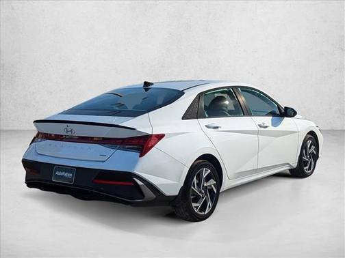 Serenity White 2025 Hyundai ELANTRA HEV SEL Sport