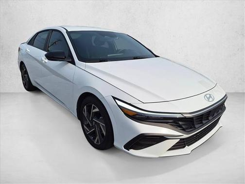 Serenity White 2025 Hyundai ELANTRA Sport