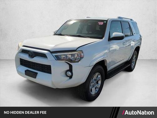 Super White 2015 Toyota 4Runner SR5