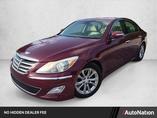 Cabernet Red Pearl 2013 Hyundai Genesis 3.8