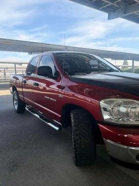 Red 2007 Dodge Ram 1500 SLT Quad Cab