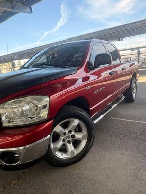 Red 2007 Dodge Ram 1500 SLT Quad Cab
