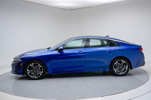 Blue 2021 Kia K5 EX