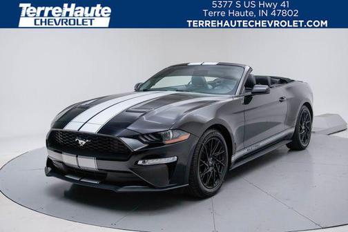 Shadow Black 2018 Ford Mustang EcoBoost Premium