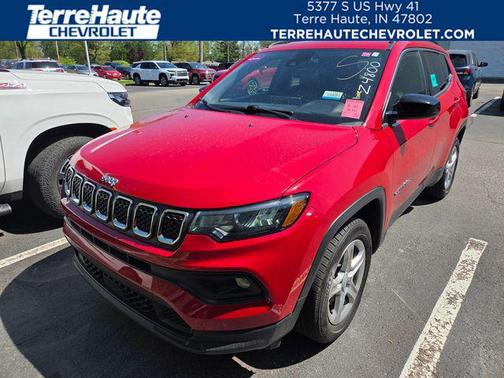 Red 2024 Jeep Compass Latitude