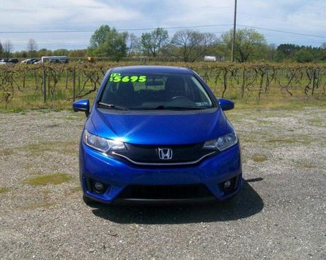 Blue 2015 Honda Fit EX