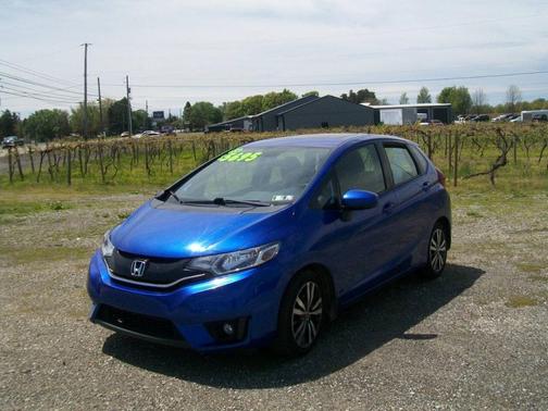 Blue 2015 Honda Fit EX