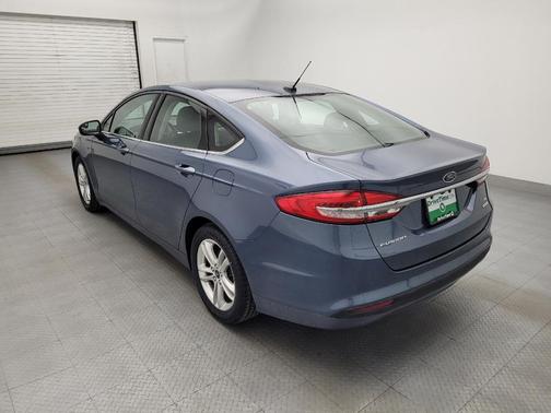 Blue 2018 Ford Fusion SE