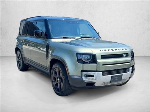 Pangea Green Metallic 2023 Land Rover Defender 110 SE