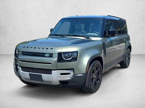 Pangea Green Metallic 2023 Land Rover Defender 110 SE