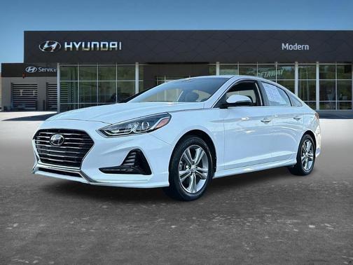 Quartz White Pearl 2018 Hyundai SONATA SEL