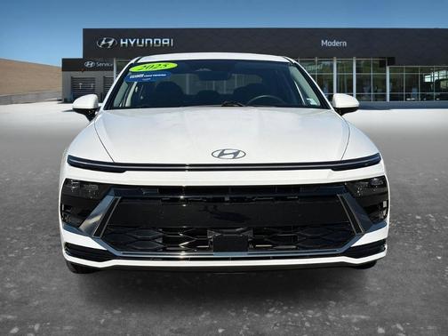 White 2025 Hyundai SONATA Hybrid SEL