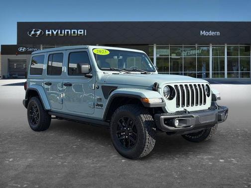 Gray 2023 Jeep Wrangler Sport