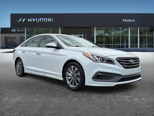 Quartz White Pearl 2017 Hyundai SONATA Sport
