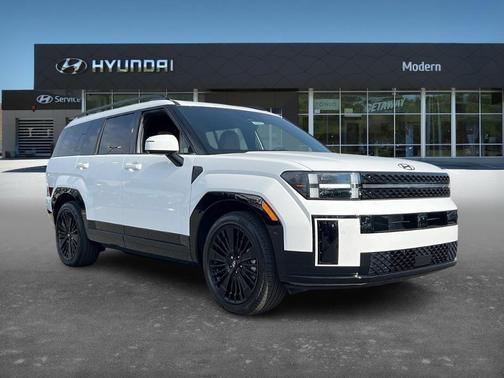 White 2026 Hyundai SANTA FE HEV Calligraphy