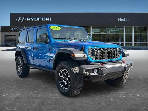 Blue 2025 Jeep Wrangler Rubicon