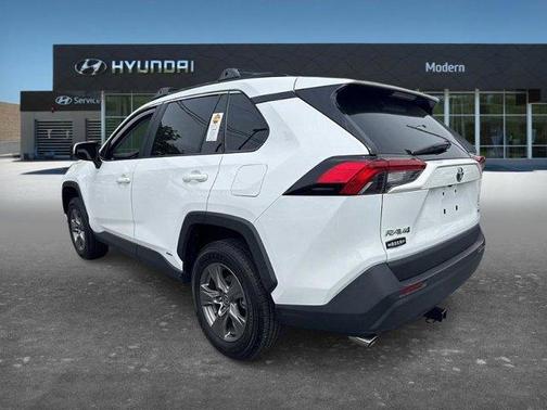 White 2024 Toyota RAV4 Hybrid XLE