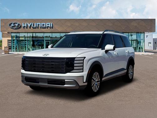 White 2026 Hyundai Palisade Hybrid 7P