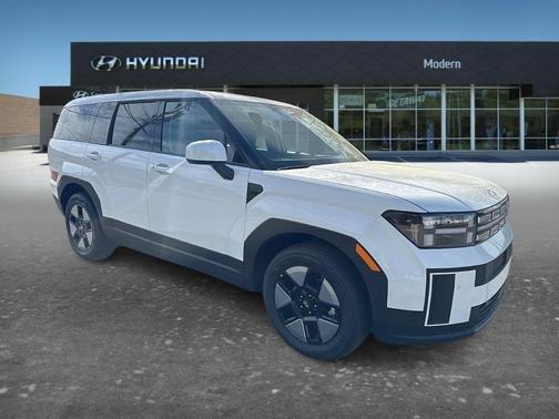 White 2026 Hyundai SANTA FE HEV SE