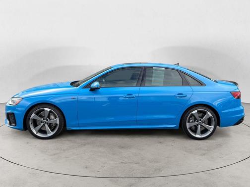Turbo Blue 2021 Audi A4 45 S line quattro Premium