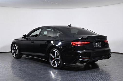 Mythos Black Metallic 2023 Audi A5 Sportback S line Premium Plus