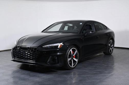 Mythos Black Metallic 2023 Audi A5 Sportback S line Premium Plus