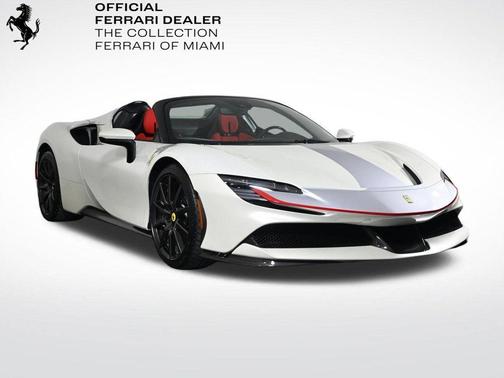 White 2024 Ferrari SF90 Spider Base