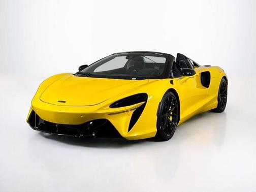 Volcano Yellow 2025 McLaren Artura Performance