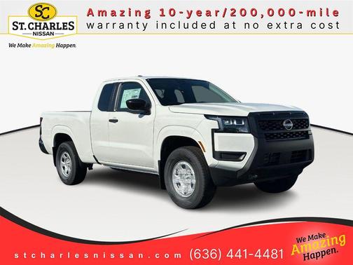 Glacier White 2026 Nissan Frontier S