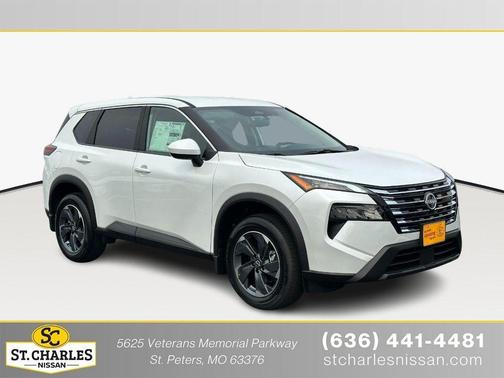 Everest White Pearl Tricoat 2026 Nissan Rogue SV