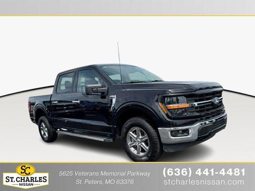 Agate Black Metallic 2025 Ford F-150 XLT